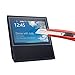 Shangpule Echo Show Screen Protector, [2 Pack] [9H Hardness] [Crystal Clear] [Bubble Free] Tempered Glass Screen Protector for Amazon Echo Show