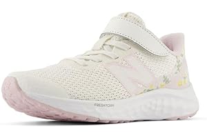 New Balance Kids’ Fresh Foam Arishi V4 Bungee Lace with Top Strap Running Shoe