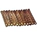 Incense Garden Wooden Incense Holder for Sticks with Inlays of Brass 10 inches Long Assorted Styles