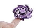 BeautyCoco 2017 New Fidget Spinner Focus Toy Stress Reducer for Kid and Adult [5-7mins] Easy Flick, Spin single/both Hands Finger Prime Figit Toys Perfect For ADHD, Anxiety, Autism(Purple)