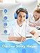 Mpow CH6 Kids Headphones for Baby to Teen, Switchable Volume Limited Safe Headphones w/Sharing Function for Child Boys Girls, Foldable Over-Ear/On-Ear Headset w/Mic for School/PC