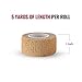MEDca Self Adherent Cohesive Wrap Bandages 1 Inch X 5 Yards 24 Count with Strong Elastic First Aid Tape for Sprain Swelling and Soreness on Wrist and Ankle (Skin Color)