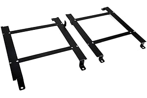 Areyourshop Low Mount Tensile Steel Seat Brackets, Racing Seat Mounting Brackets fit for Corvette C5 1997-2004