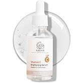 MAYA Vitamin C Brightening Serum with Folic Acid, Face Serum for Hydration & Glow, Lightweight Daily Facial Serum, 30ml