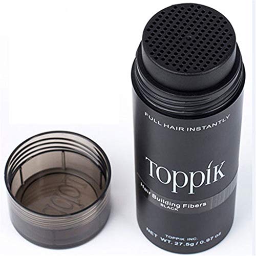 Hair Building Fibers Powder,Keratin Hair Styling Tonic Coloring Powder Hair Loss Concealer Blender-9 Colors - Thumbnail 6
