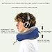Travel Pillow for airplanes,100% Memory Foam Neck Pillow with 2 Sweat Resistant Cases,Adjustable Neck Support Cervical Pillow,Airplane Travel Kit with Ergonomics M Design,Flight Travel Gear for Men Wo