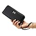 Small Crossbody Bag Cell Phone Purse for Women,Women Wallet Long Clutch Faux Leather Card Holder Fashion Hand Purse Lady Woman Handbag Bag-Black
