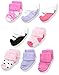 Luvable Friends Unisex 8 Pack Newborn Socks