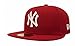 MLB New York Yankees Scarlet with White 59FIFTY Fitted Cap, 7