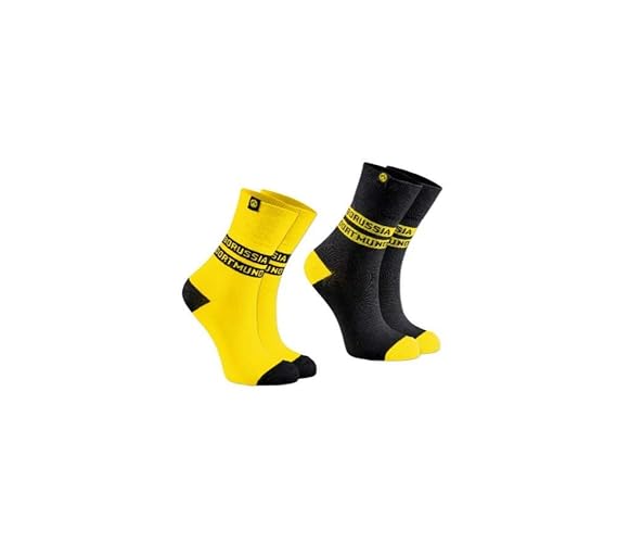 Borussia Dortmund Socken 2er-Pack, Gr. 43-46