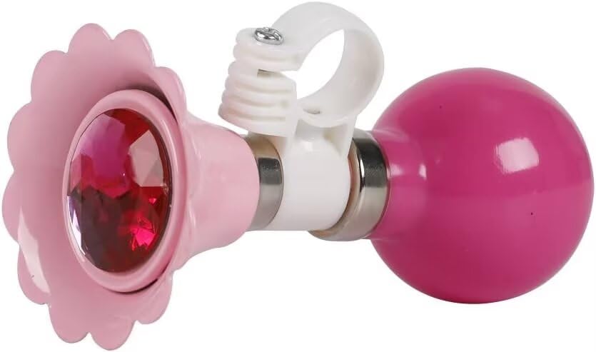 Nova Tree Kids Bike Horn Children Bicycle Bell for Girls or Boys (Pink)