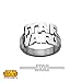 Star Wars Logo Cutout Stainless Steel Ring Size 12