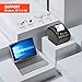 WiFi POS Receipt Printer, MUNBYN White 80mm Direct Thermal Printer with USB Serial Ethernet,Support Android iOS Windows PC 300mm/sec Wireless Printing ESC/POSthumb 1