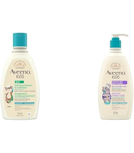 Aveeno Kids 2-in-1 Hydrating Shampoo & Conditioner, Oat Extract