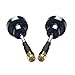 Wolfwhoop PC11 2pcs 5.8GHz 5dBi RHCP Omnidirectional Pagoda Antenna for FPV Multicopter Set-SMA Male (Black)
