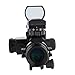 Beileshi 3-in-1 Useful 2.5-10x40 Tactical Rifle Scope Dual Illuminated Mil-dot with Red Laser w/ Rail Mount & 4 Reticle Green / Red Dot Sight