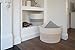 XXXLarge Cotton Rope Basket, Woven Tall White Decorative Baskets for Blanket Storage, Baby Nursery Hamper Bin, Toy Tote - Cute Round Basket and Towel Baskets with Handles 21.7