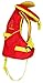 Stohlquist Infant PFD Life Jacket - Red + Yellow, 8-30 lbs - Coast Guard Approved Life Vest for Toddlers, Support Collar, Grab Handle, Fully Adjustable with Quick Release Buckle