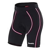 SANTIC Women's Cycling Bike Shorts 3D Padded Bicycle Capris Half Pants Breathable Tights