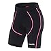 SANTIC Women's Cycling Bike Shorts 3D Padded Bicycle Capris Half Pants Breathable Tights
