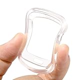 OULUOQI Compatible with Apple Watch Case 38mm, Clear Soft TPU Protector Compatible with iWatch Case Cover Compatible with Apple Watch Series 3, Series 2, Series 1, Sport, Edition