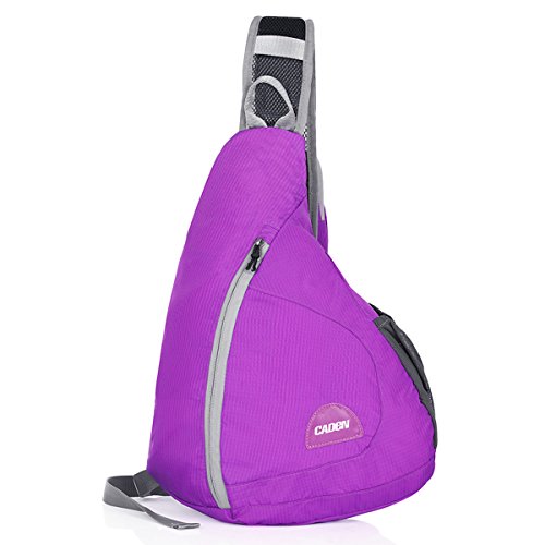 OLSUS H5 15L Outdoor Portable Travel Hiking Nylon Backpack Waist Bag Foldable Water Resistant Shoulder Bag - Purple