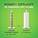 Bounty 2-Ply Paper Towels, 11in. x 10 1/4in, White, Pack Of 2 Huge Rolls