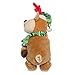 Simply Genius Dancing Reindeer: Animated Christmas Character, 14” Stuffed Animal Plush Christmas Twerking Naughty Reindeer with Music