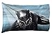 Jay Franco Marvel Black Panther Blue Tribe1 Pack Pillowcase - Double-Sided Kids Super Soft Bedding (Official Marvel Product)