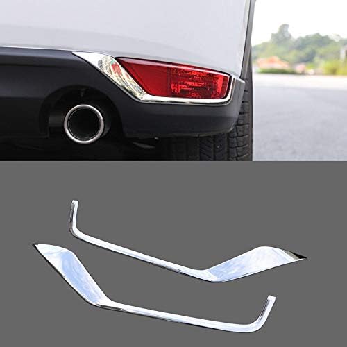 Chrome Rear Fog Light Lamp Eyelid Cover Trim 2pcs for Mazda CX-5 2nd 2017 2018