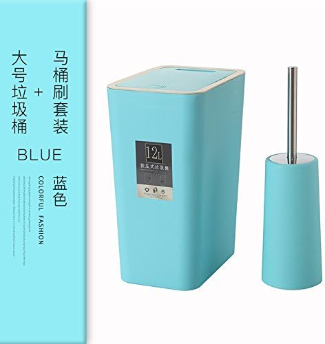 Dustbins Xiuxiutian Press the garbage in the continental rectangular kitchen living room trash environmental information home toilet paper basket ,U,12L