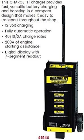 Intelligent Wheeled Charger w/Engine Start - PL3730