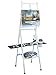 Bob Ross 2-in-1 Studio Easel - As Seen on Netflix Metal Easel Four Legged Tabletop Easel - White