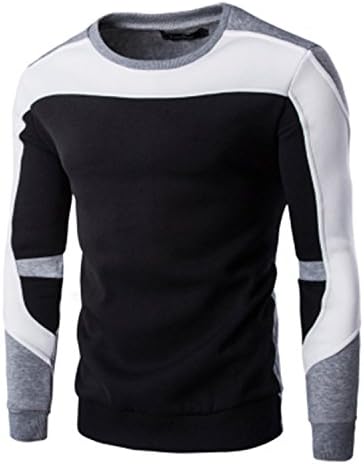 Kateirmaso Spring Hoodie Sweatshirt Men Cotton Hoodies Men Sweatshirt Male Size M-2Xl Black Grey M