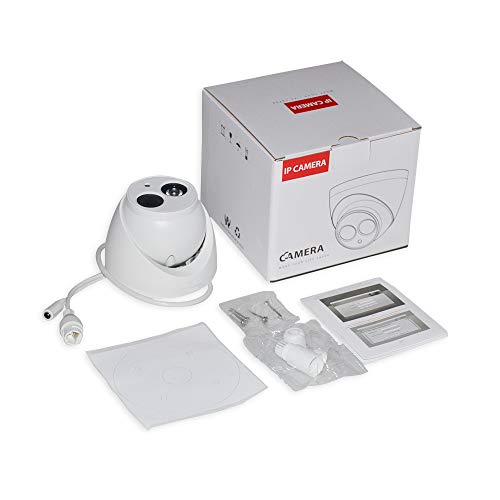 4MP PoE IP Security Camera IPC-HDW4433C-A 2.8mm Lens,4 Megapixels Home Outdoor Network Surveillance Camera Dome with Built-in Mic for Audio,IR Night Vision,H.265,IP67 Waterproof,ONVIF