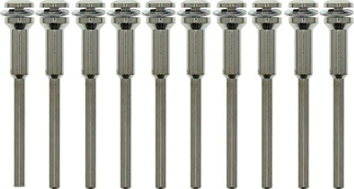 Best Choose NEW 10pc Hippie Mandrels Adapter Screw Cut-Off Rotary Tools 1/16 Arbor 1/8 Shank