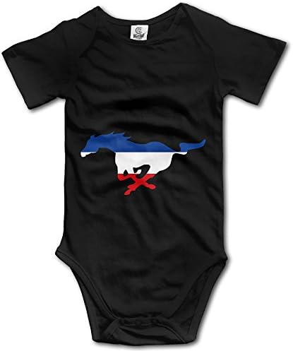 ANVY Baby's Ford Mustang Cotton Clothing With No Pocket Black Size6 M