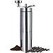 SURPEER Manual Coffee Grinder, Stainless Steel Portable Coffee Mill - Adjustable Ceramic Conical Burr Grinders for Home, Traveling, Camping - Consistent Grind French Press/Aeropress/Espresso