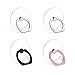 Cell Phone Ring Holder, Transparent Phone Ring Holder 360°Rotation Finger Ring Stand Phone Ring Grip Compatible with Almost All Phones/Phone Cases (Round)