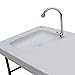 Palm Springs Folding Portable Fish Fillet Cleaning & Hunting Table with 1.5 Gal Sinkthumb 1