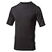 Minus33 Merino Wool 704 Sentinel Men's Midweight Short Sleeve Crew Black XL