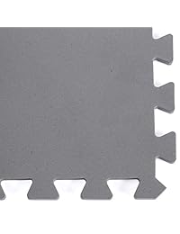 Alfombrillas entrelazadas   baldosas entrelazadas   baldosas de espuma de madera   grano de madera   ideal para el hogar, oficina, sala de juegos, sótano, feria, Gris