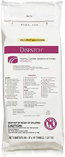Healthlink Dispatch Surface Disinfectant Cleaner - 69260PK - 60 Each / Pack