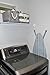 DII Woven Paper Storage Bin, Rugby Stripe, Gray, Medium Bin