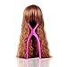 Dreamlover 2 Pack 19.7 Inches Portable Tall Wig Stands for All Wigs, Collapsible Wig Dryer, Durable Wig Display Tool, Travel Wig Stands (Hot Pink)