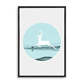 Framed Circular Pattern Home Artwork for Living Room Bedroom