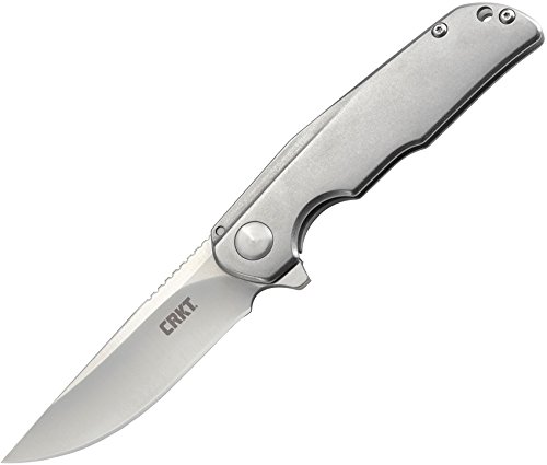 Columbia river knife and tool 3720 crkt remedy folding knife, sil…