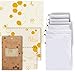 Oraganix Bee Fresh Beeswax Wrap - 3 Assorted Wrap Sizes w/ (6) Mesh Bags, Eco Friendly Reusable Food Wrap, Plastic Free Food Storage