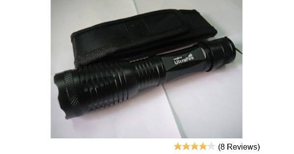 12w 1800lm Zoomable Cree Xm L T6 Led Flashlight Torch Zoom a Holster 710 Basic Handheld Flashlights Amazon Com