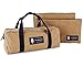 Tool Bag Utility Tool Pouch | Heavy Duty Metal Zipper & Durable Military Waxed Canvas | Accessories Organizer For Construction, Electrician, Technician | Set of 3